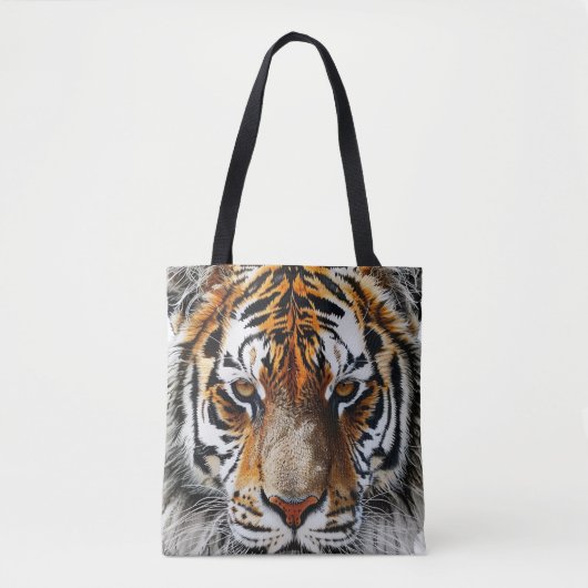 Tiger Face Tote Bag (Voorkant)