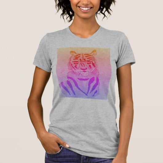 Tiger Face Tshirt (Voorkant)