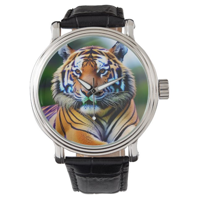 Tiger Face Watch Horloge (Voorkant)