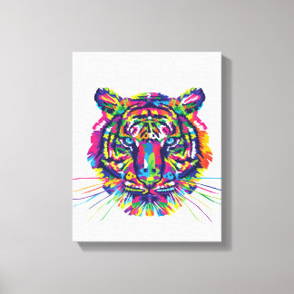 Tiger Face | Zazzle_Growshop. Canvas Afdruk