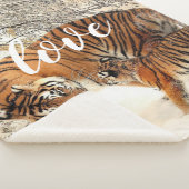 Tiger Family Sherpa Blanket Deken (3/4)