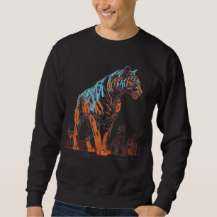 Tiger Fantasy Kunstwerk Architectuur Art Animal Mo Trui