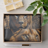 Tiger, feline familiy, enige cat tiger v3 tissuepapier (Geschenk)