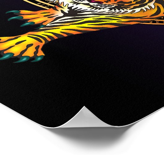 Tiger Feng Shui Poster (Hoek)
