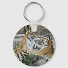 TIGER FIGHT - ACTIEFFOTOGRAFIE SLEUTELHANGER
