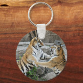 TIGER FIGHT - ACTIEFFOTOGRAFIE SLEUTELHANGER (Voorkant)