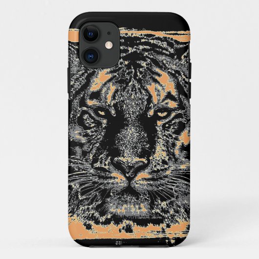 Tiger Fine Art 2 - iPhone-gevallen Case-Mate iPhone Case (Achterkant)