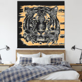 Tiger Fine Art 2 Wrapped Canvas (Insitu (Slaapkamer))