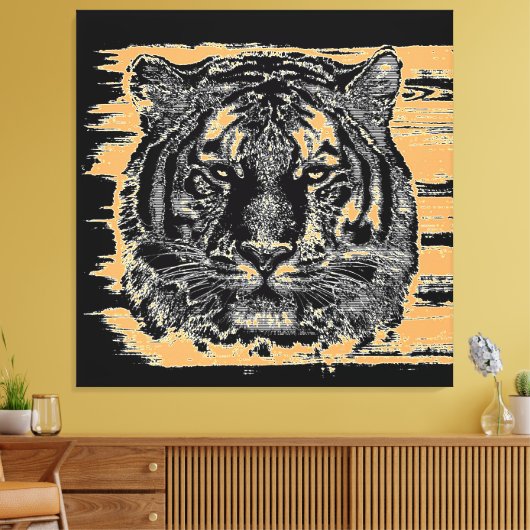 Tiger Fine Art 2 Wrapped Canvas (Insitu (Woonkamer))