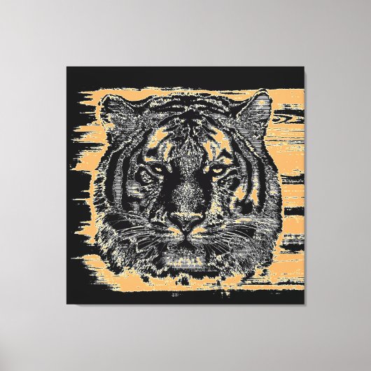 Tiger Fine Art 2 Wrapped Canvas Afdruk (Voorkant)
