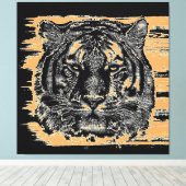 Tiger Fine Art 2 Wrapped Canvas Afdruk (Insitu (Houten vloer))