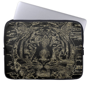 Tiger Fine Art 3 - Laptophoezen Laptop Sleeve