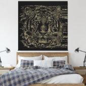 Tiger Fine Art 3 Wrapped Canvas (Insitu (Slaapkamer))