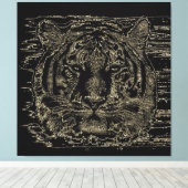 Tiger Fine Art 3 Wrapped Canvas (Insitu (Houten vloer))