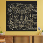 Tiger Fine Art 3 Wrapped Canvas Afdruk (Insitu (Woonkamer))
