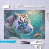 Tiger Fish Decoupage Tissue Tissuepapier (Craft)