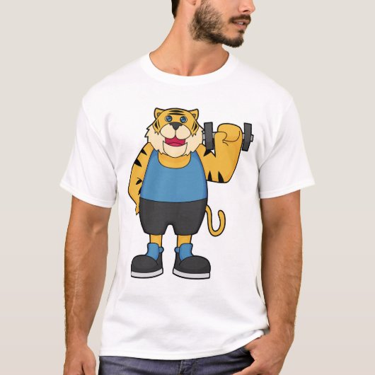 Tiger Fitness Dumbbell T-shirt (Voorkant)