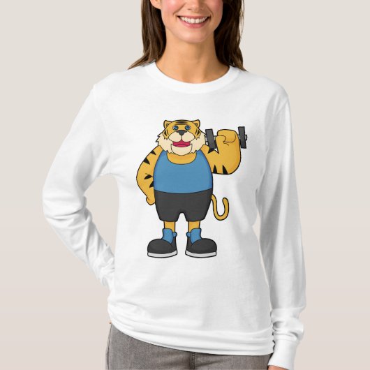 Tiger Fitness Dumbbell T-shirt (Voorkant)