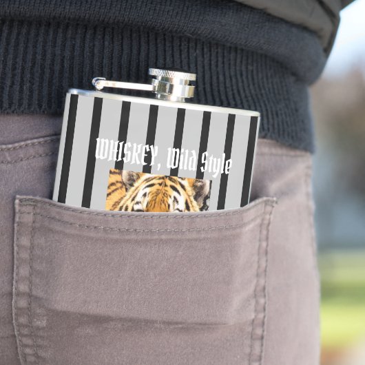 Tiger：Flask Heupfles (Voorbeeld)