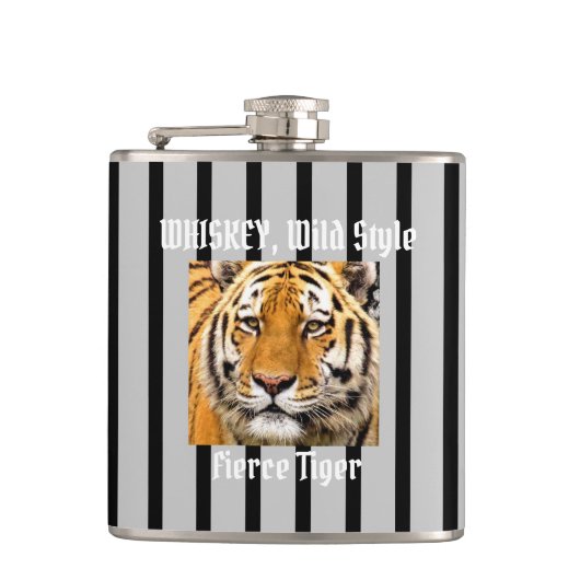 Tiger:Flask Heupfles (Voorkant)