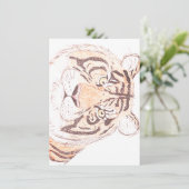 Tiger - Flat Dank u kaart (Staand voorkant)