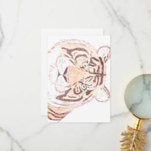 Tiger - Flat Dank u kaart