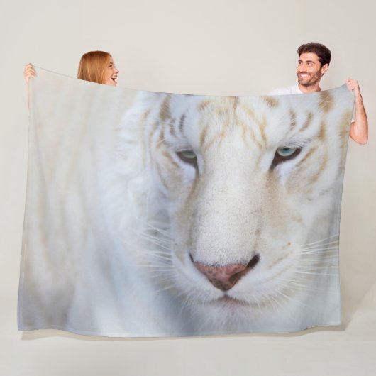 Tiger Fleece Blanket (In situ)