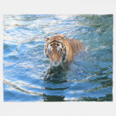 Tiger Fleece Blanket (Voorkant (Horizontaal))