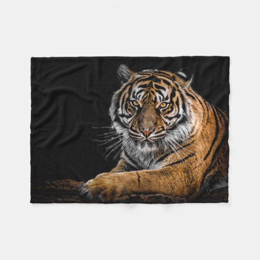 Tiger Fleece Blanket (Voorkant (Horizontaal))