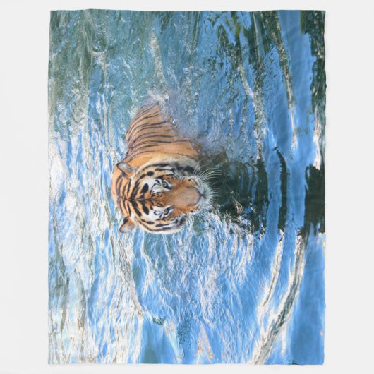 Tiger Fleece Blanket Deken (Voorkant)