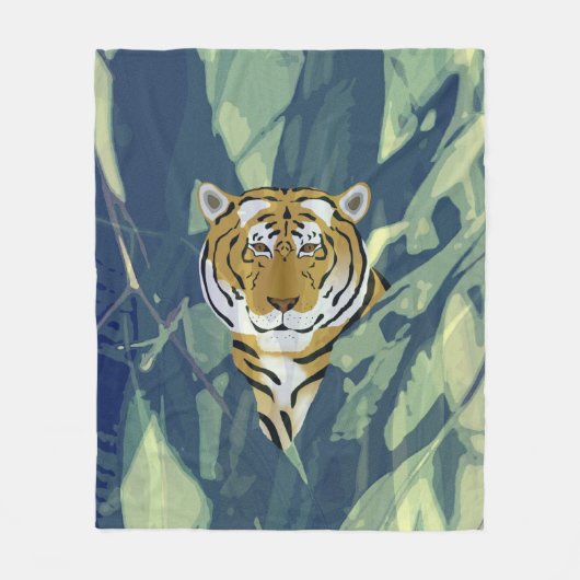 Tiger Fleece Blanket Deken (Voorkant)