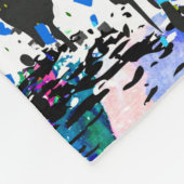 Tiger Fleece Blanket | Kleurrijk | Abstracte kunst (Hoek)