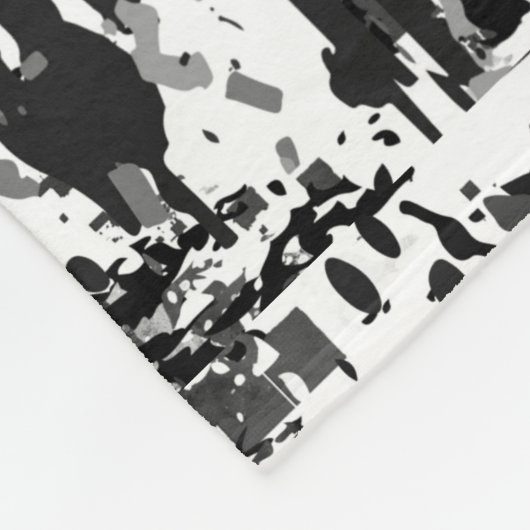 Tiger Fleece Blanket | Kleurrijk | Abstracte kunst (Hoek)