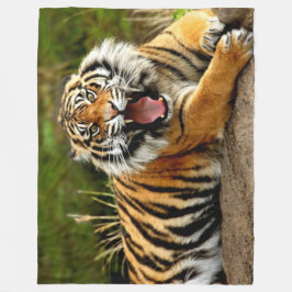 TIGER FLEECE DEKEN