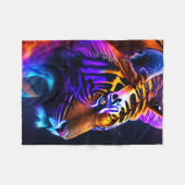 "Tiger" Fleece Deken (Voorkant (Horizontaal))