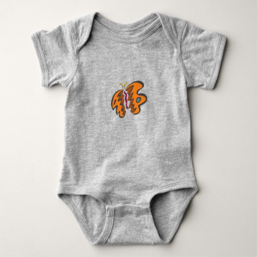 Tiger Flutterfly Baby Bodysuit (Voorkant)