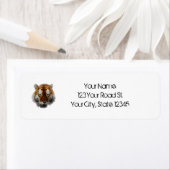 Tiger Fractal Etiket (Insitu)