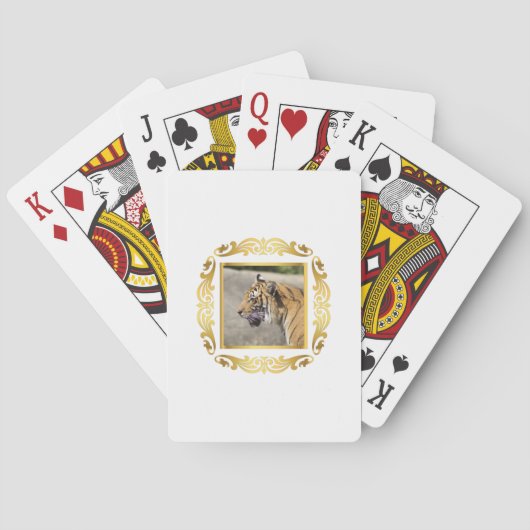 Tiger Framed Pokerkaarten (Achterkant)
