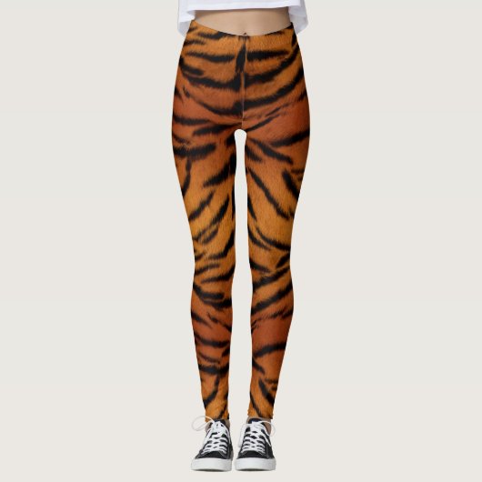 Tiger Fur Leggings (Voorkant)