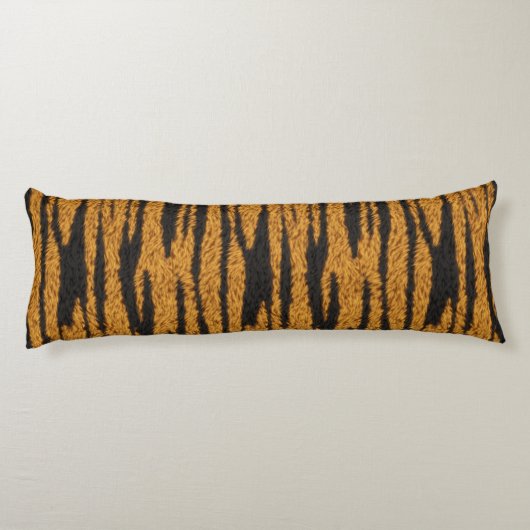 Tiger Fur Lichaamskussen (Achterkant)