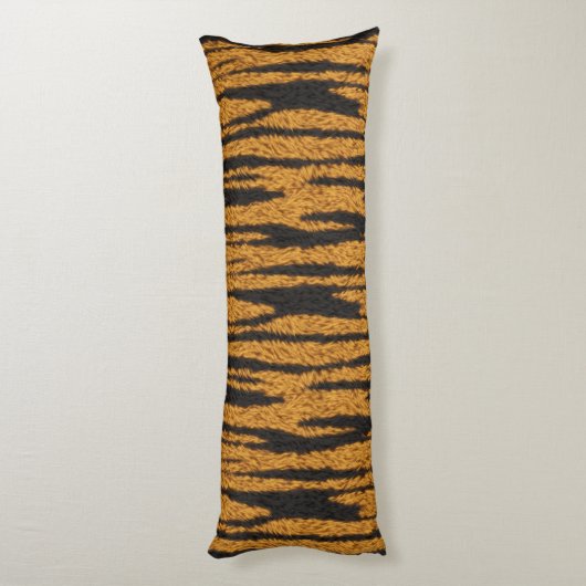 Tiger Fur Lichaamskussen (Achterkant (Verticaal))