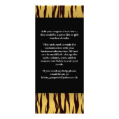 Tiger Fur Rack Kaart (Achterkant)