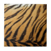 Tiger Fur Stripes Tegeltje (Voorkant)
