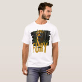 Tiger Fury - Wild Jungle Power Graphic T-shirt (Voorkant volledig)