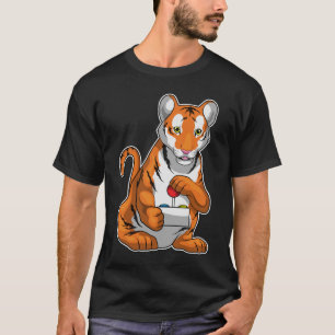 Tiger Gamer-controller T-shirt