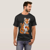 Tiger Gamer-controller T-shirt (Voorkant volledig)