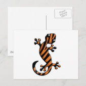 Tiger Gecko Briefkaart (Voorkant / Achterkant)