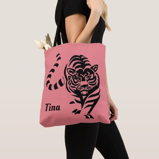 Tiger gepersonaliseerd Tas (Dichtbij)