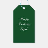 Tiger Gepersonaliseerde Verjaardagscadeau Label Cadeaulabel (Voorkant)