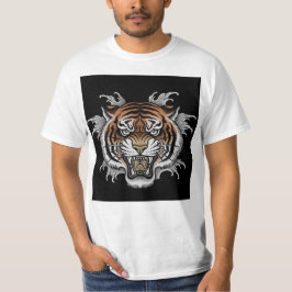 tiger gezicht t-shirt